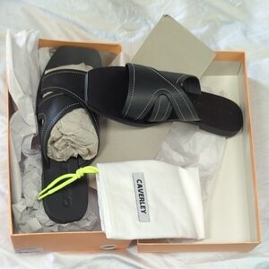 Caverley Black Men's Slide Sandals